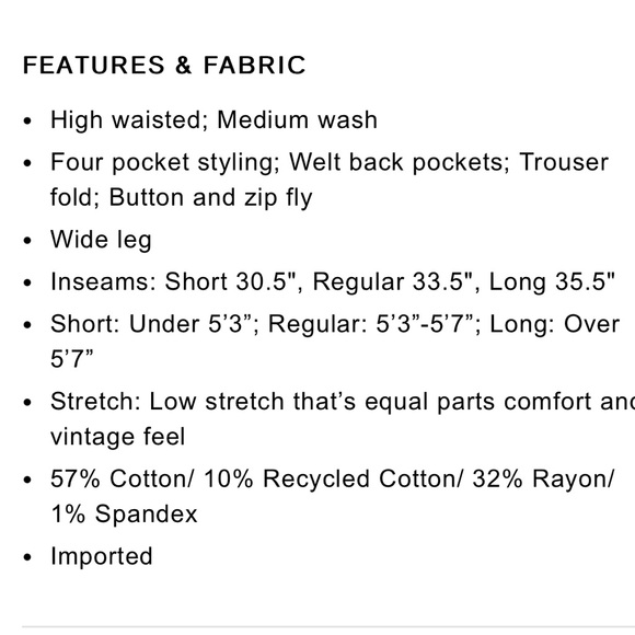 Express high waisted medium wash wide leg jeans - Picture 7 of 7